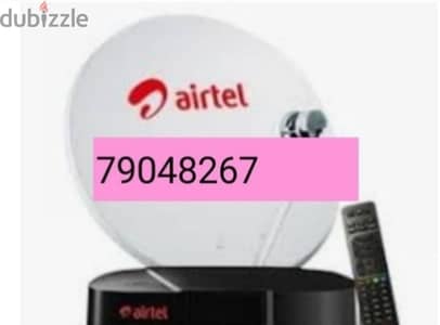 New Digital Airtel hd receiver with Six months Malyalam Tamil telgu ka