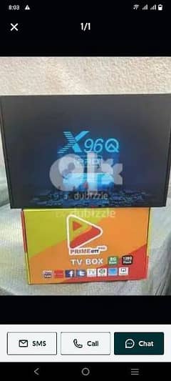 Android box new latest model with 1year subscription