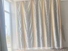 Silky White Chic Curtain (black-out)