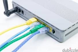 Internet Shareing WiFi Solution Networking Router Fixing Cable Service