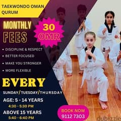 Taekwondo class for kids juniors and seniors 0