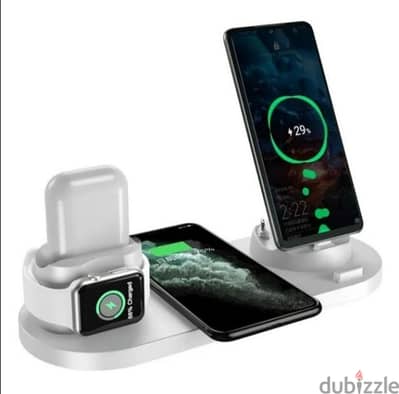 30 Watt 7 in 1 Wireless Charging Docking Station