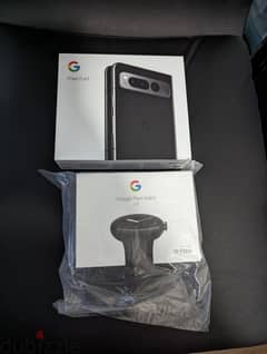 Google Pixel Fold 5G (Unlocked) Obsidian Plus Google Pixel Watch 0