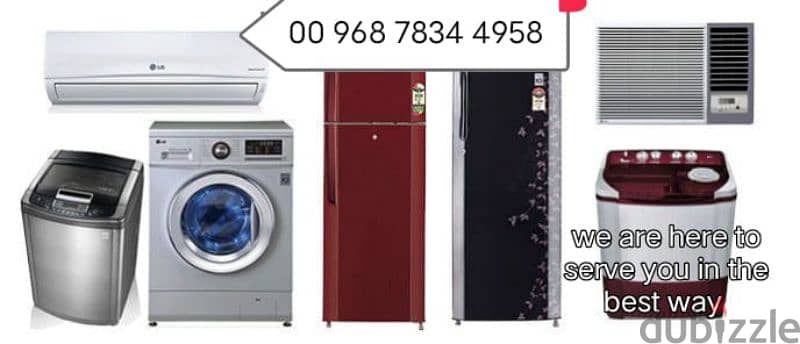 Maintenance Automatic washing machines and Refrigerator'ss 0