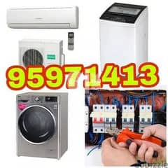 full automatic washing machine repair AC  plumber electric electrician