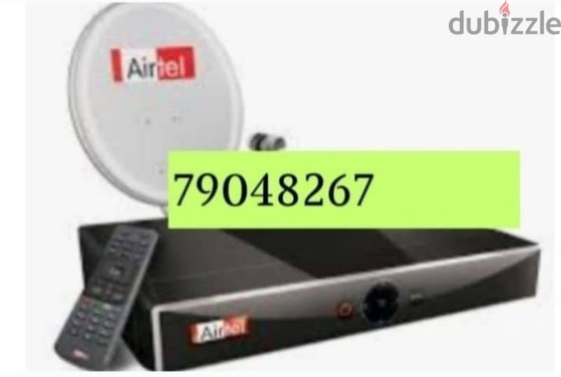 All satellite dish receiver sale and fixing Air tel Arabic All Dish 0