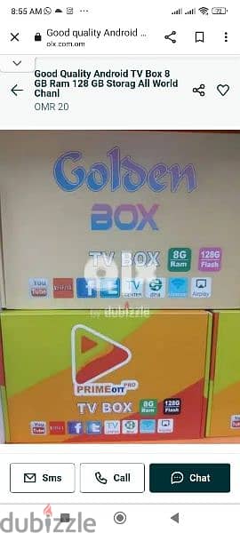 Yellow model android smart Box all the country channels work with 1YEA