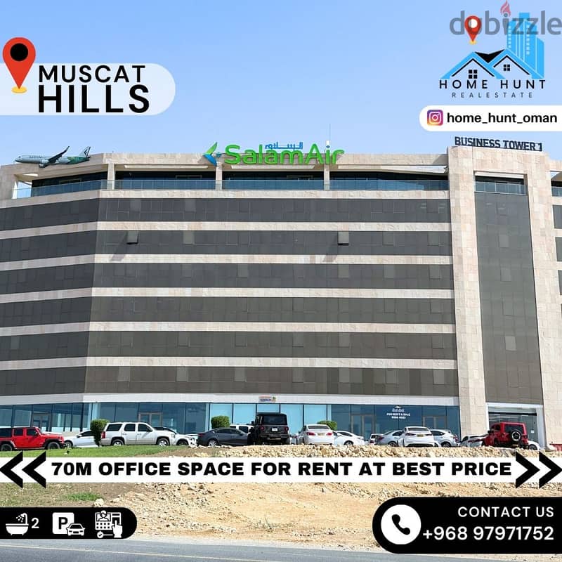 MUSCAT HILLS | 70M OFFICE SPACE FOR RENT AT BEST PRICE 0