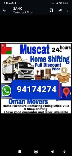 Muscat House Shiffting With Care