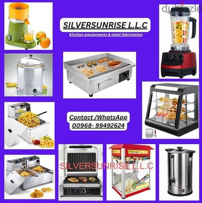 Restaurant and coffee shop equipments