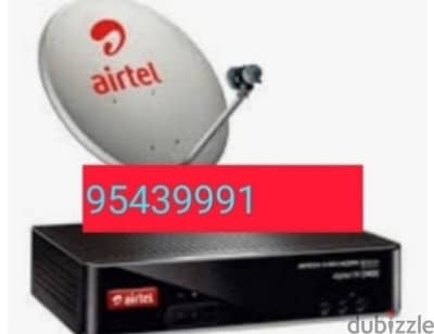 Satellite dish fixing Airtel ArabSet Nileset DishTv fixing technician.