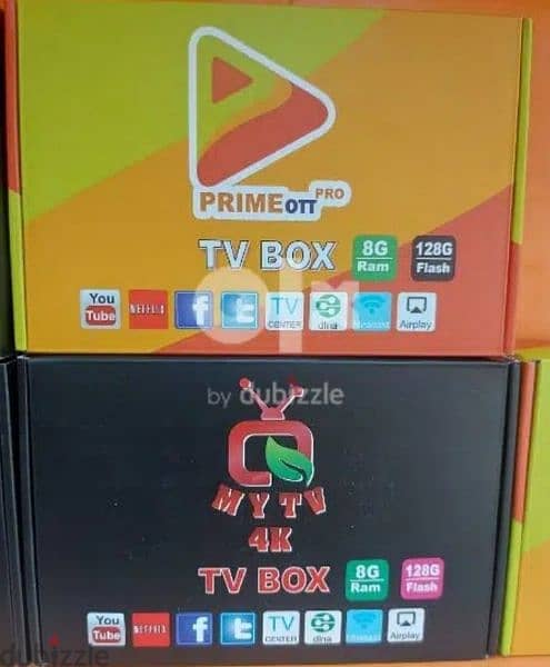 4k OTT Android TV Box 1 year subscription All world TV channels 0