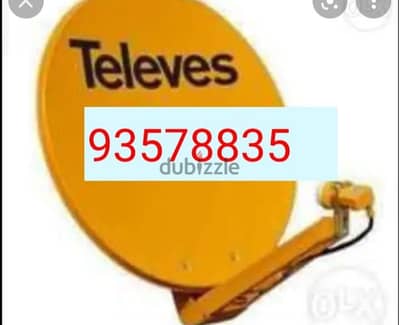 Satellite dish fixing Airtel ArabSet Nileset DishTv fixing technician.