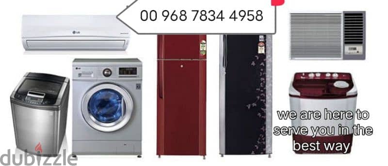 Maintenance Automatic washing machines and Refrigerator'ss 0