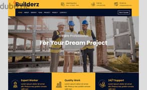 Construction Company Website Design & Emails, Hosting, Domain