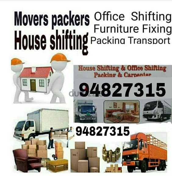 house shifting office shifting movers packers all Oman transport? 1