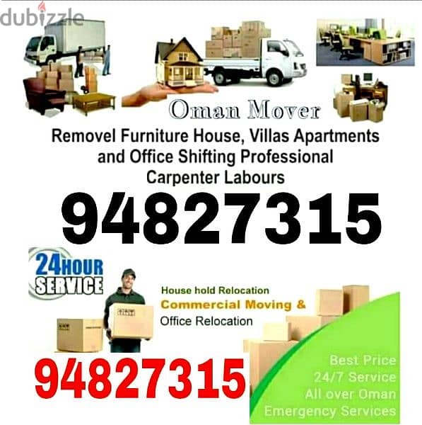 house shifting office shifting movers packers all Oman transport? 2
