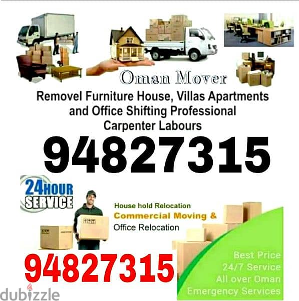 house shifting office shifting movers packers all Oman transport? 2