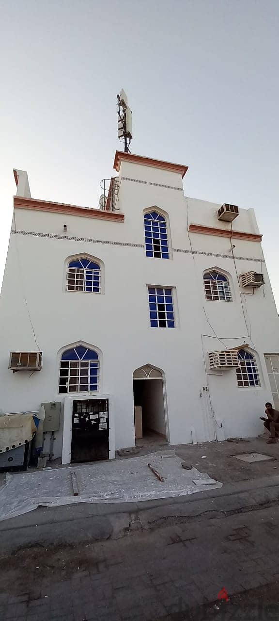 A studio for rent in Al Khuwair for 130 riyals, including services 0