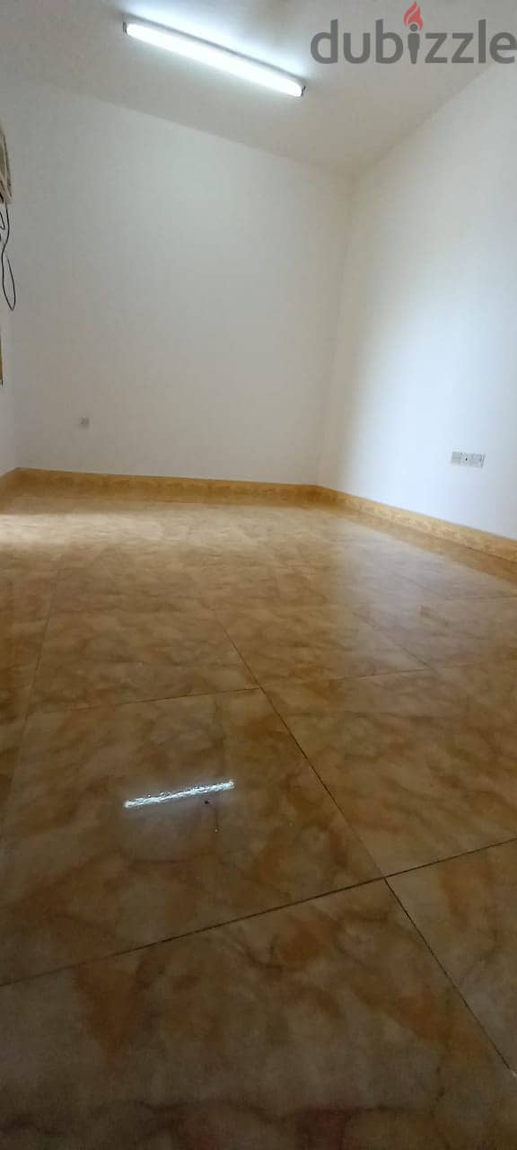 A studio for rent in Al Khuwair for 130 riyals, including services 2