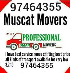 Muscat Movers tarnsport house shifting and packers and Carpenters 0