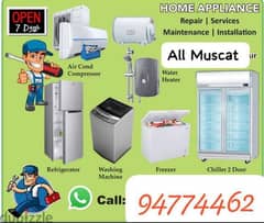 Automatic washing machine and refrigerator and A/C repair and service