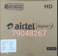 New Full HDD Airtel receiver with Subscription All Channels