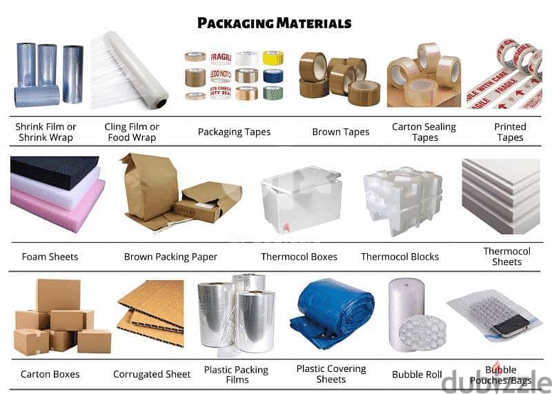 We have all types of Packing Material, Stretch Roll, Lamination Roll, 2