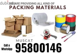 We have Packing materials, Carton Boxes, Bubble Roll, Stretch Roll,