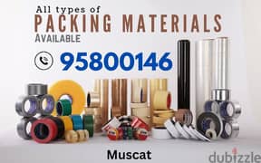 Packing Material available, Stretch Roll, Tapes, Ropes, Bubble Roll,