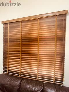 WOODEN BLINDS LIKE NEW (3 NOS) 0