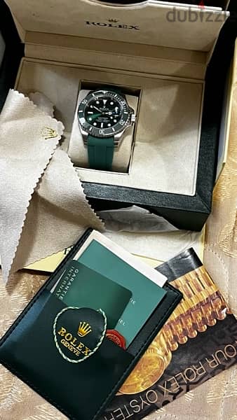 Rolex watch (Green) 9