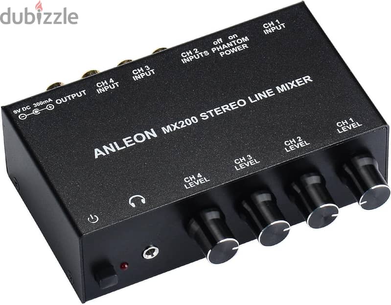 Anleon mx200 stereo line mixer four (BoxPacked) 2