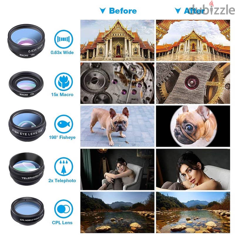 Apexes 10 in 1 mobile lens kit (Box Packed) 3