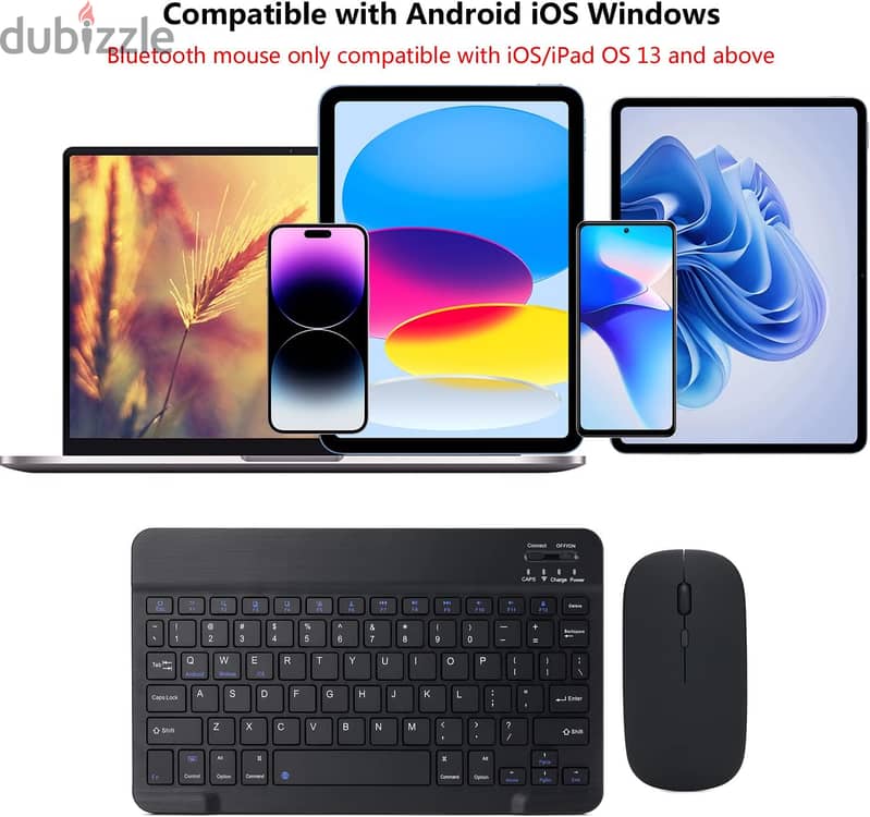 Bluetooth keyboard and mouse kit rechargeable kb1 (BoxPack) 3