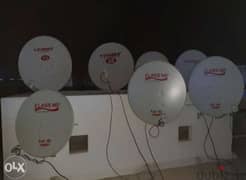 Airtel Nileset Arabsat installation dish TV fixed