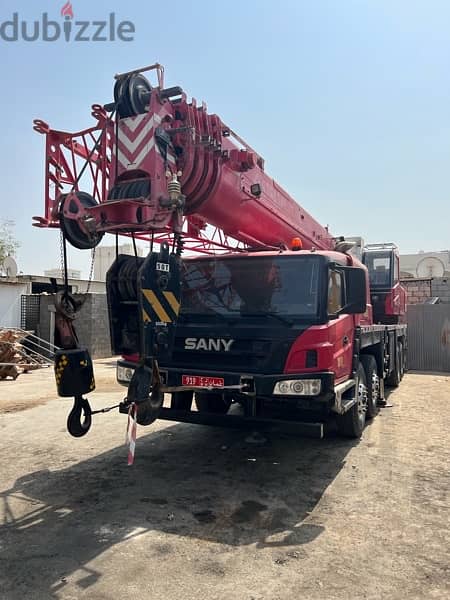 SANY 50 ton crane for rent (PDO/OQ approved) 1