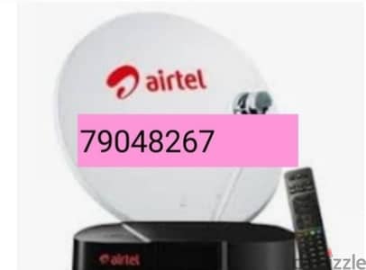 New Airtel Digital HD Receiver with 6months malyalam tamil