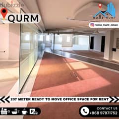 207 METER READY TO MOVE OFFICE SPACE FOR RENT 0
