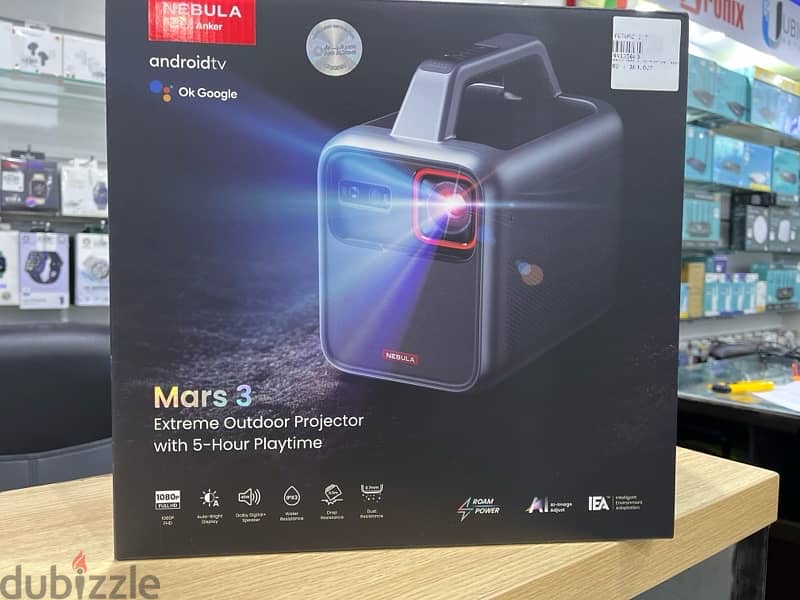 Portable projector MARS 3 Nebula by anker 0