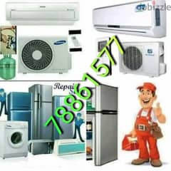 electronic all types of work AC washing machine fridge etc service