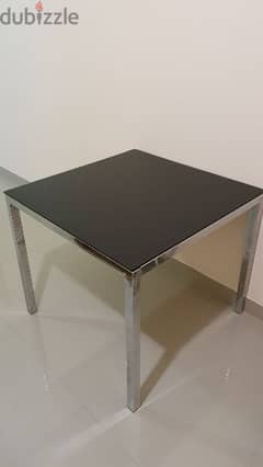 Dining/Work Table with Glass Top 0