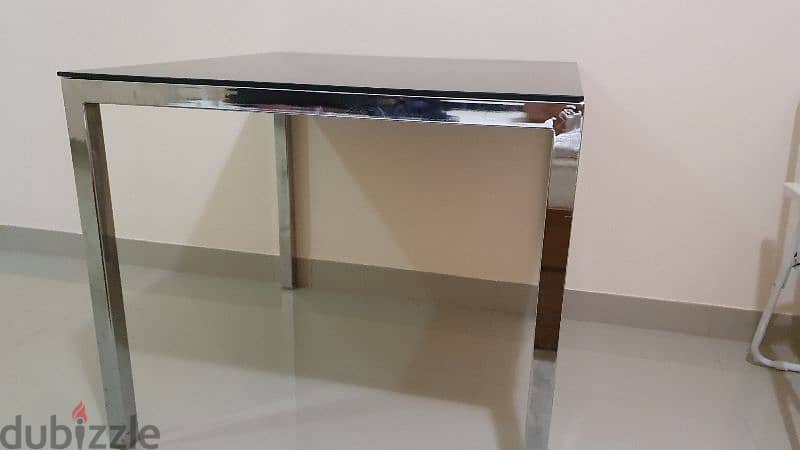 Dining/Work Table with Glass Top 2