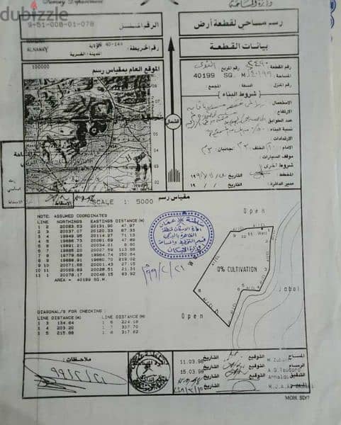 ارض زراعية بملكية عشرة فدان بولاية محضة خلف الشرطة غير مزروعة 9