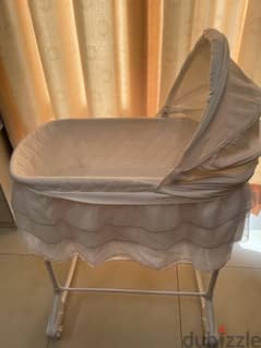 Giggles Baby Cradle from centrepoint sparingly used with box
