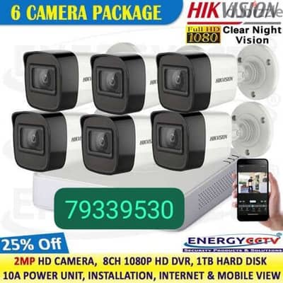 We do all type of CCTV Cameras  HD Turbo Hikvision Camera