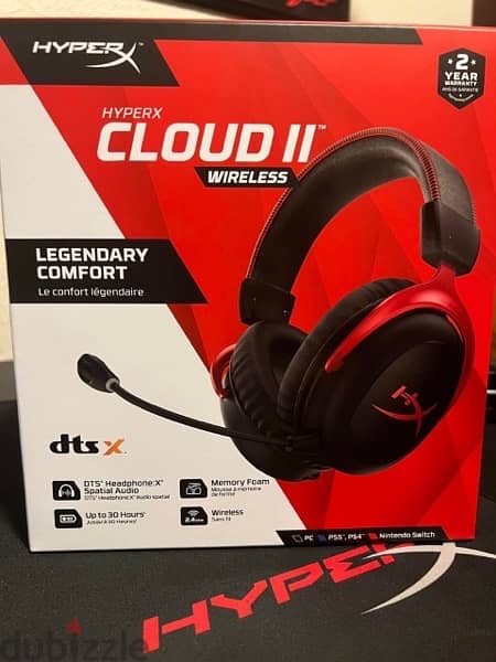 سماعة HYPER X CLOUD 2 WIRELESS 0