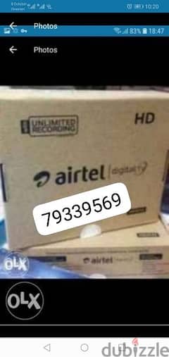 Airtel Full HDD set top box 
I have all language package 
M