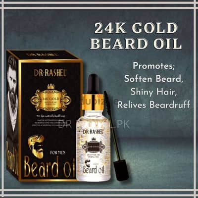 24 gold oil beard men