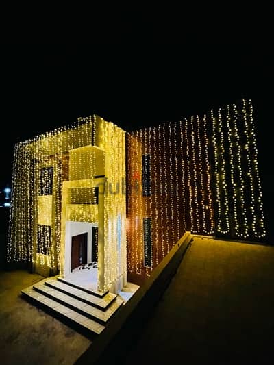 تأجير مستلزمات الأفراح lights decoration